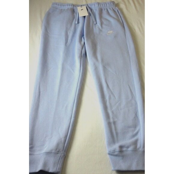 Nike Sportswear Men's Tapered Leg Fleece Lined Jogger pants Light Marine Blue - Picture 2 of 4